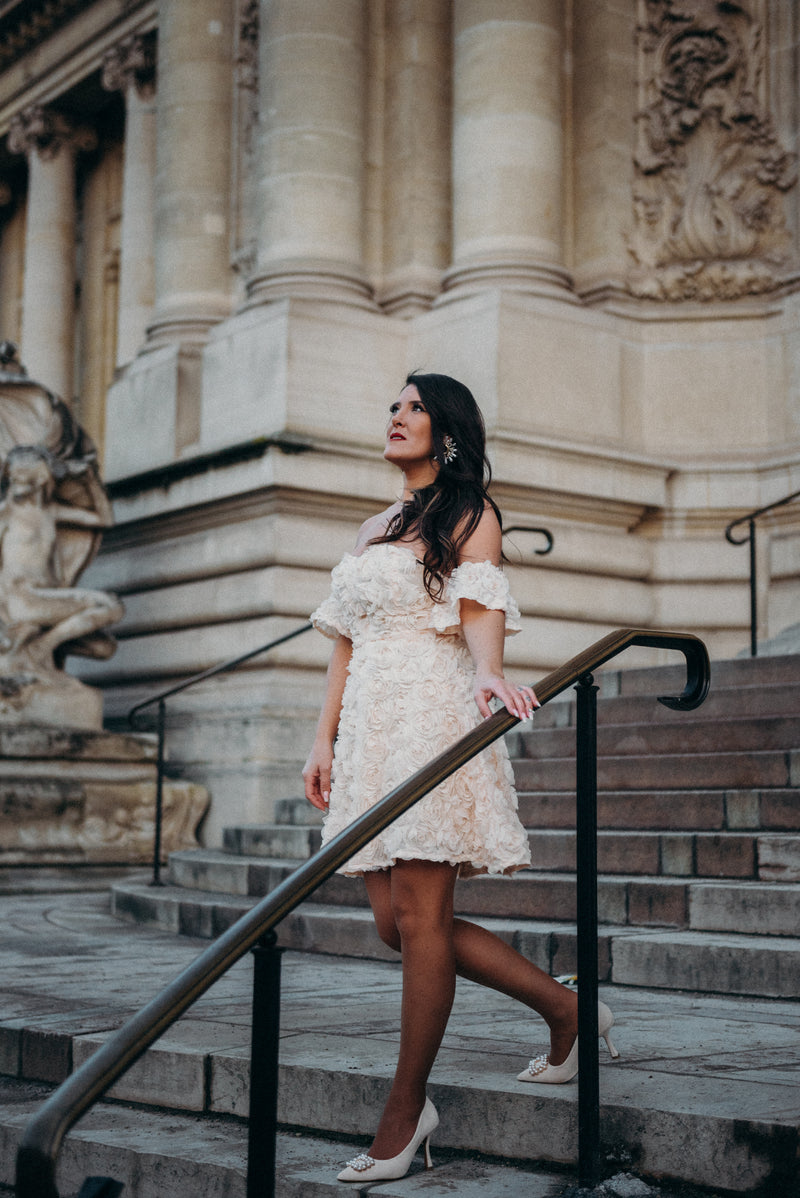 Vestido às flores