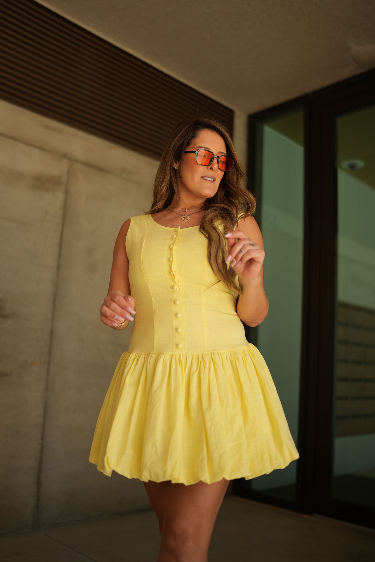 VESTIDO CURTO ABALONADO